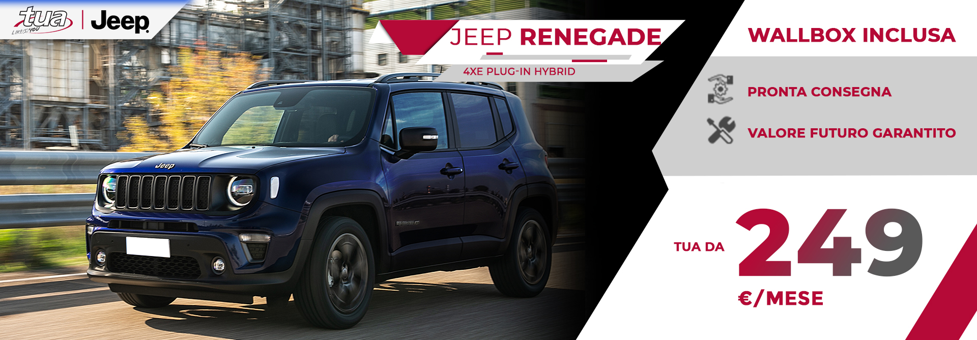 Promozione Jeep Renegade 4xe, dicembre 2023